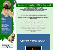 Tablet Screenshot of annabelledoodlesofnewengland.com